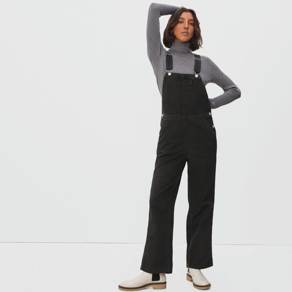 Everlane Pants - Everlane The Canvas Overalls Black